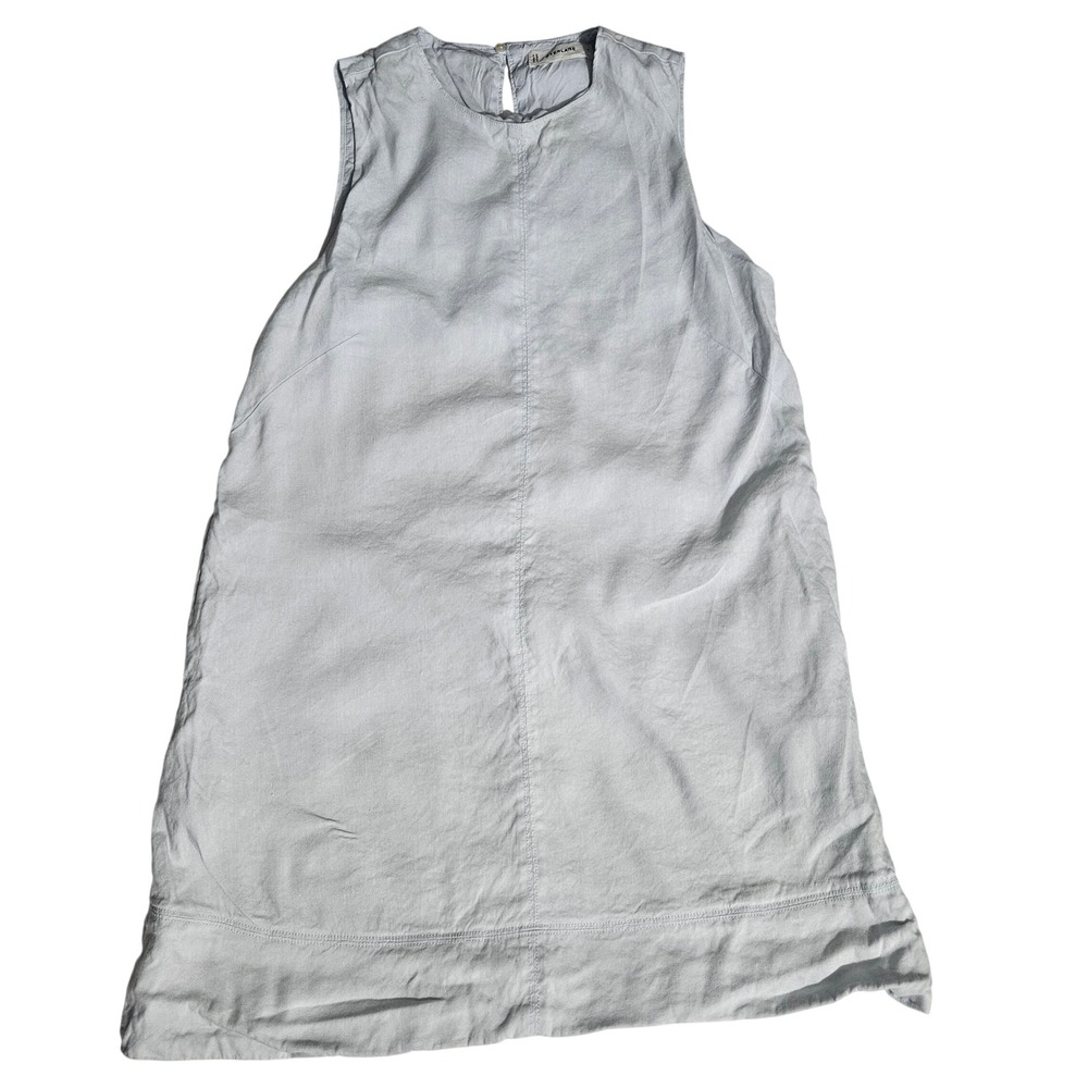 Everlane Sleeveless Linen Shift Dress Light Blue Size 2